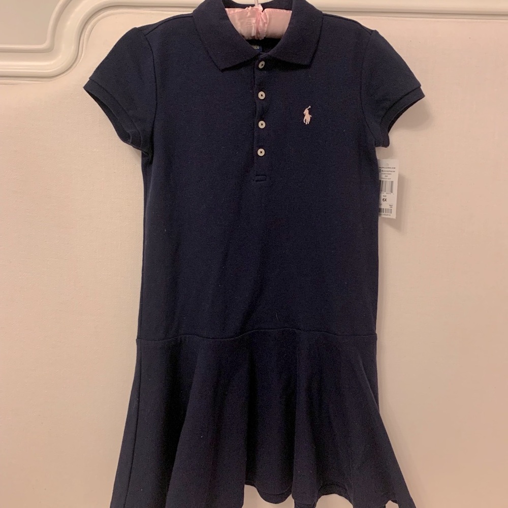NWT Polo Ralph Lauren Girls SS polo dress